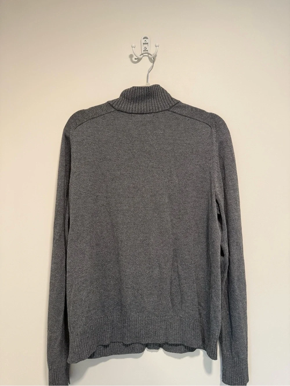 Banana Republic Silk Cashmere Full-Zip Sweater, size medium